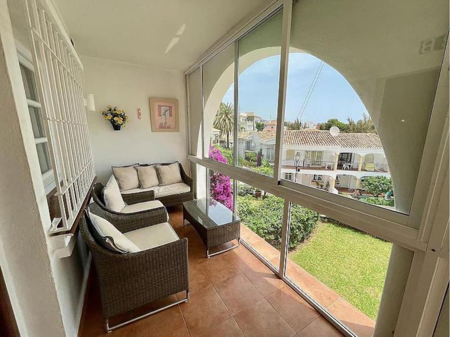 Apartamento Lux 2 Kmr App Stella Blanca Met Zwembaden Airco En Zeezicht Fuengirola Exterior foto